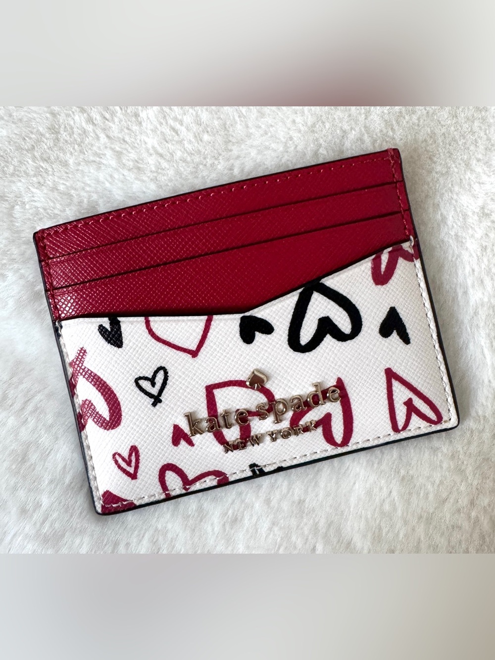 Kate Spade Small Heart Card Holder - NIB - Picture 6 of 11